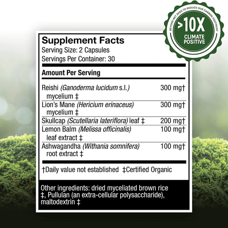 Host Defense Stress Decompress - 60 Cápsulas Vegetarianas - Haz Tu Pedido