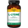 Country Life L-Lysine 1000 mg with Vitamin B6 - Haz Tu Pedido