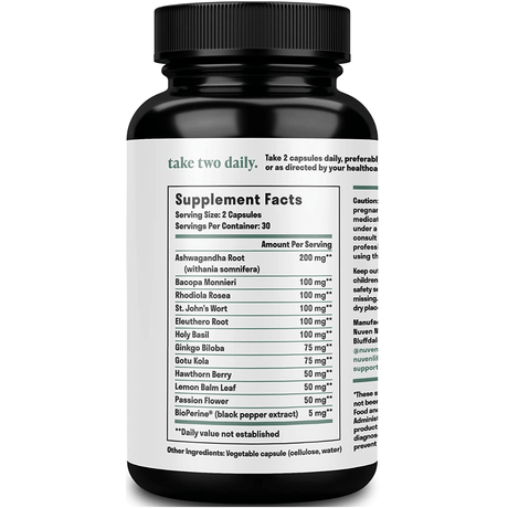 Nuven Naturals Mood Support - 60 Cápsulas Vegetales - Haz Tu Pedido