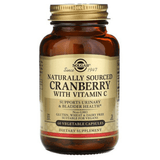Solgar Natural Cranberry with Vitamin C - 60 Cápsulas Vegetales - Haz Tu Pedido