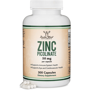 Double Wood Zinc Picolinate 50 mg - 300 Cápsulas - Haz Tu Pedido