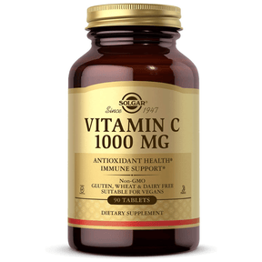 Solgar Vitamin C 1000 mg - 90 Tabletas - Haz Tu Pedido