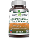 Amazing Nutrition Calcium Magnesium Zinc + Vitamin D3 - Haz Tu Pedido