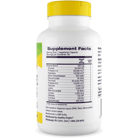 Healthy Origins Digestive Enzymes - Haz Tu Pedido