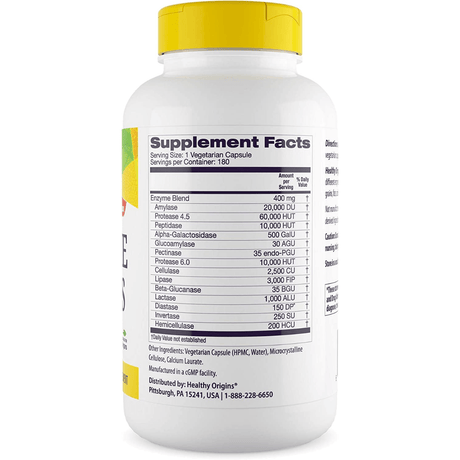 Healthy Origins Digestive Enzymes - Haz Tu Pedido
