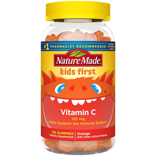 Nature Made Vitamin C for Children - Naranja - 110 Gomitas - Haz Tu Pedido