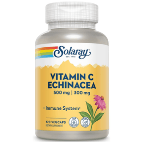 Solaray Vitamin C Echinacea - 120 Cápsulas Vegetales - Haz Tu Pedido