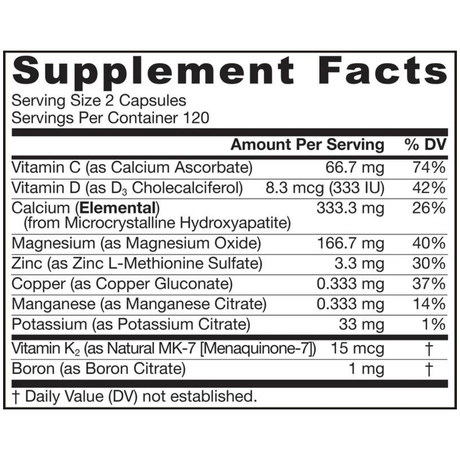 Jarrow Formulas Bone Up - 240 Capsules - Haz Tu Pedido