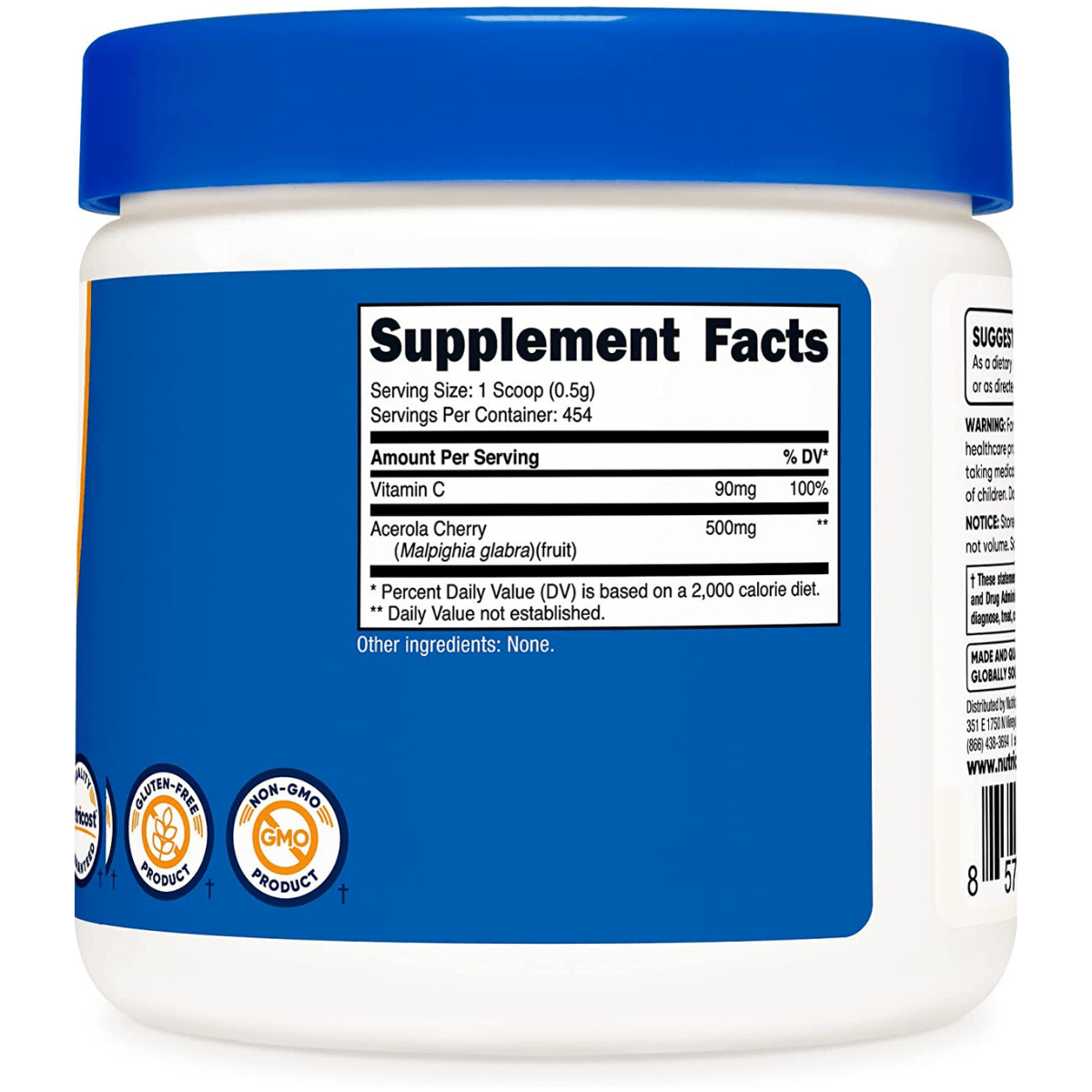 Nutricost Vitamin C & Acerola Cherry - Haz Tu Pedido