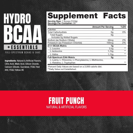ProSupps BCAA - Ponche de Frutas - 414 g - Haz Tu Pedido