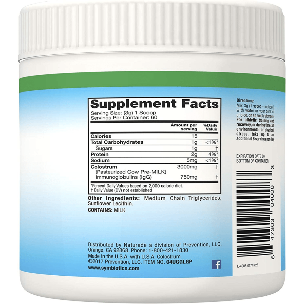 Symbiotics Colostrum Plus Powder - Haz Tu Pedido