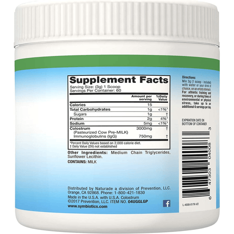 Symbiotics Colostrum Plus Powder - Haz Tu Pedido
