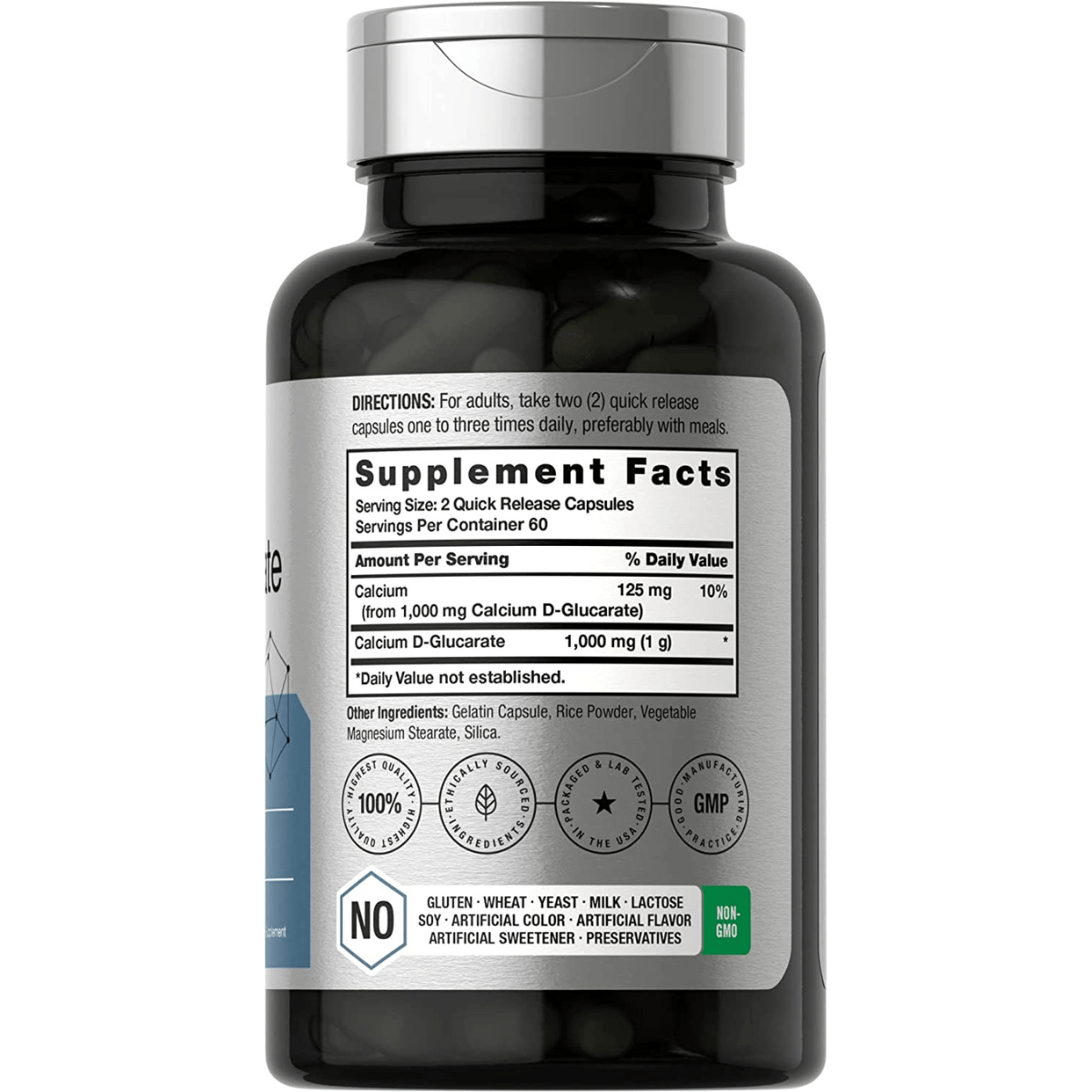 Horbaach Calcium D-Glucarate 1000 mg - 120 Cápsulas - Haz Tu Pedido