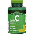 Finest Nutrition Vitamin C with Rosehip - 200 Tabletas - Haz Tu Pedido