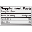 Calcio con Vitamina D3 - 600 mg - Haz Tu Pedido