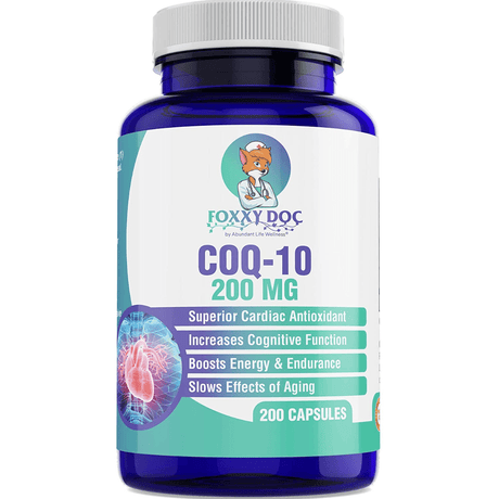Foxxy Doc CoQ-10 - 200 mg - 200 Cápsulas - Haz Tu Pedido
