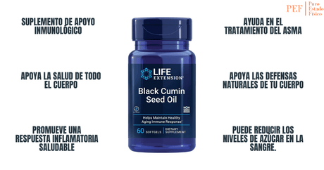 Life Extension Black Cumin 500 mg - 60 Cápsulas Blandas - Haz Tu Pedido