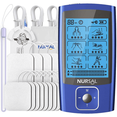 Nursal Estimulador Muscular De Unidad TENS EMS De Doble Canal AS1080 - Haz Tu Pedido