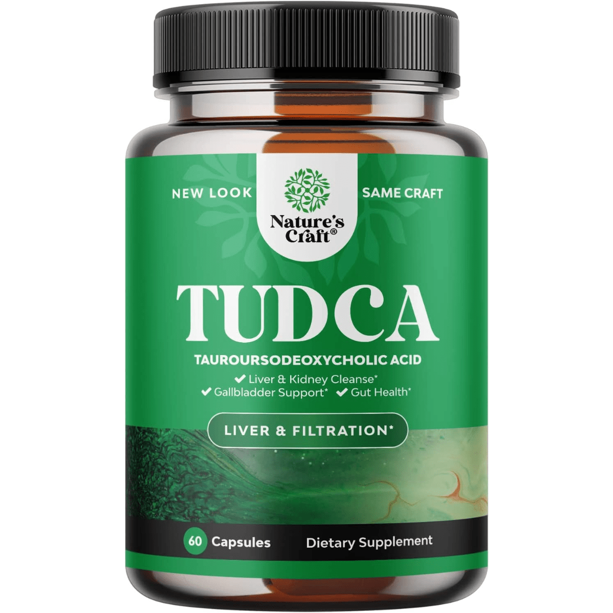 Natures Craft TUDCA 500 mg - 60 Cápsulas - Haz Tu Pedido