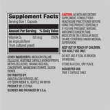 Amazon Elements Vitamin D2 - 50 mcg - 65 Cápsulas - Haz Tu Pedido