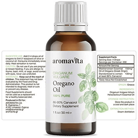 Aromativa 100% Pure Greek Oregano Oil - Haz Tu Pedido