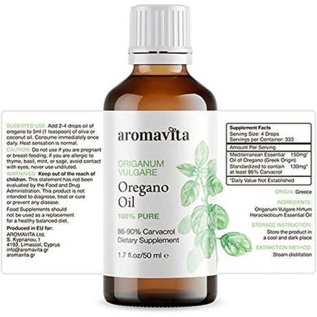 Aromativa 100% Pure Greek Oregano Oil - Haz Tu Pedido
