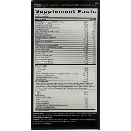 GNC Mega Men Multivitamin For Men - 180 Comprimidos - Haz Tu Pedido