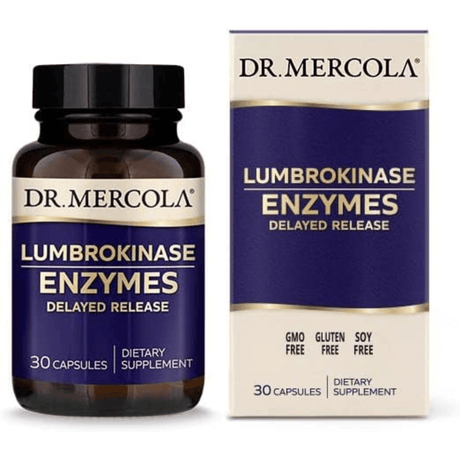 Dr. Mercola Lumbrokinase Enzymes - 30 Cápsulas - Haz Tu Pedido
