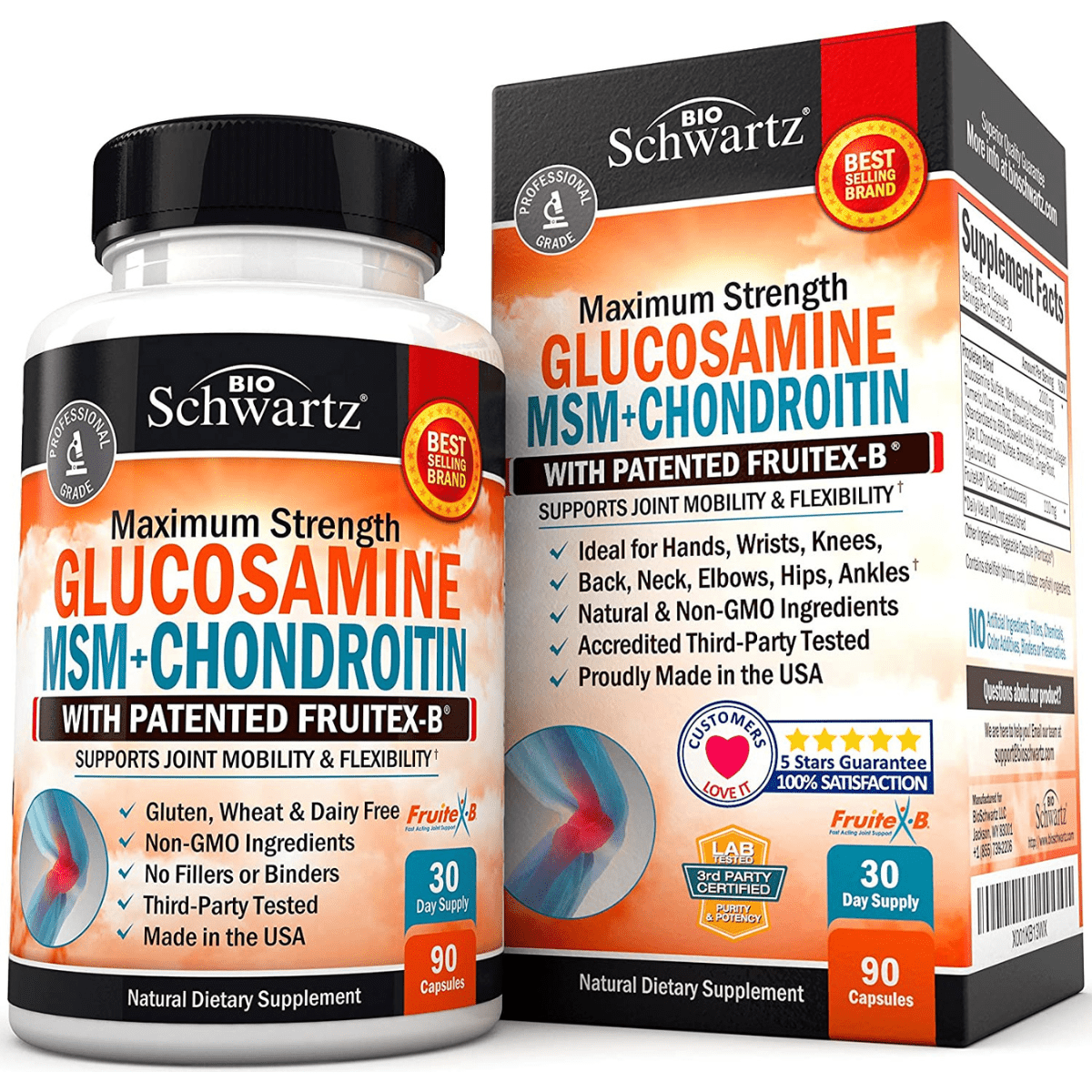 BioSchwartz Glucosamine With Chondroitin & MSM - Haz Tu Pedido
