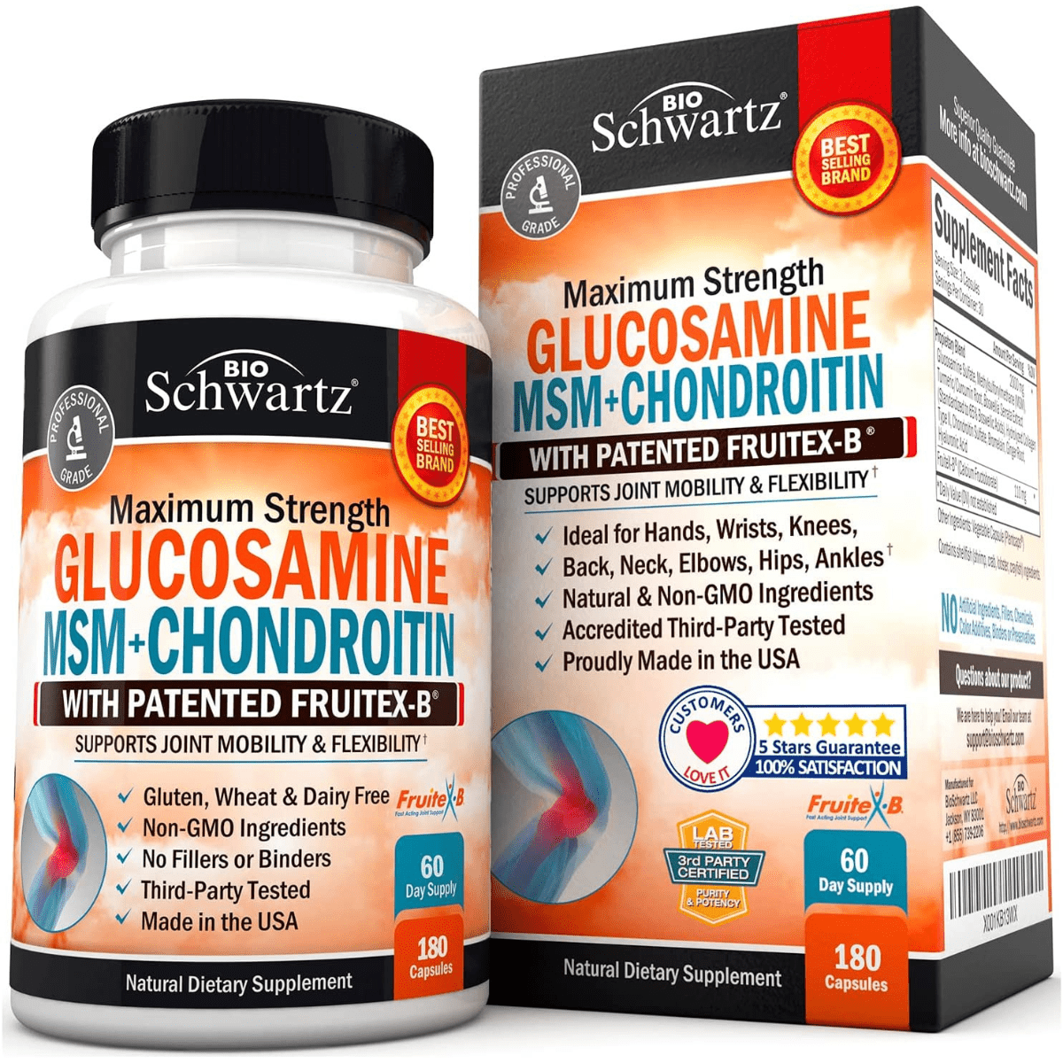BioSchwartz Glucosamine With Chondroitin & MSM - Haz Tu Pedido