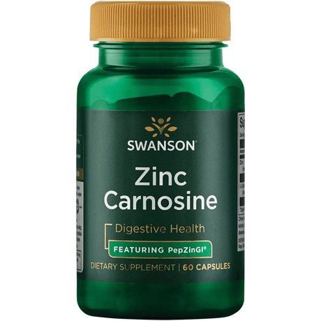 Swanson Zinc Carnosine - 60 Cápsulas - Haz Tu Pedido