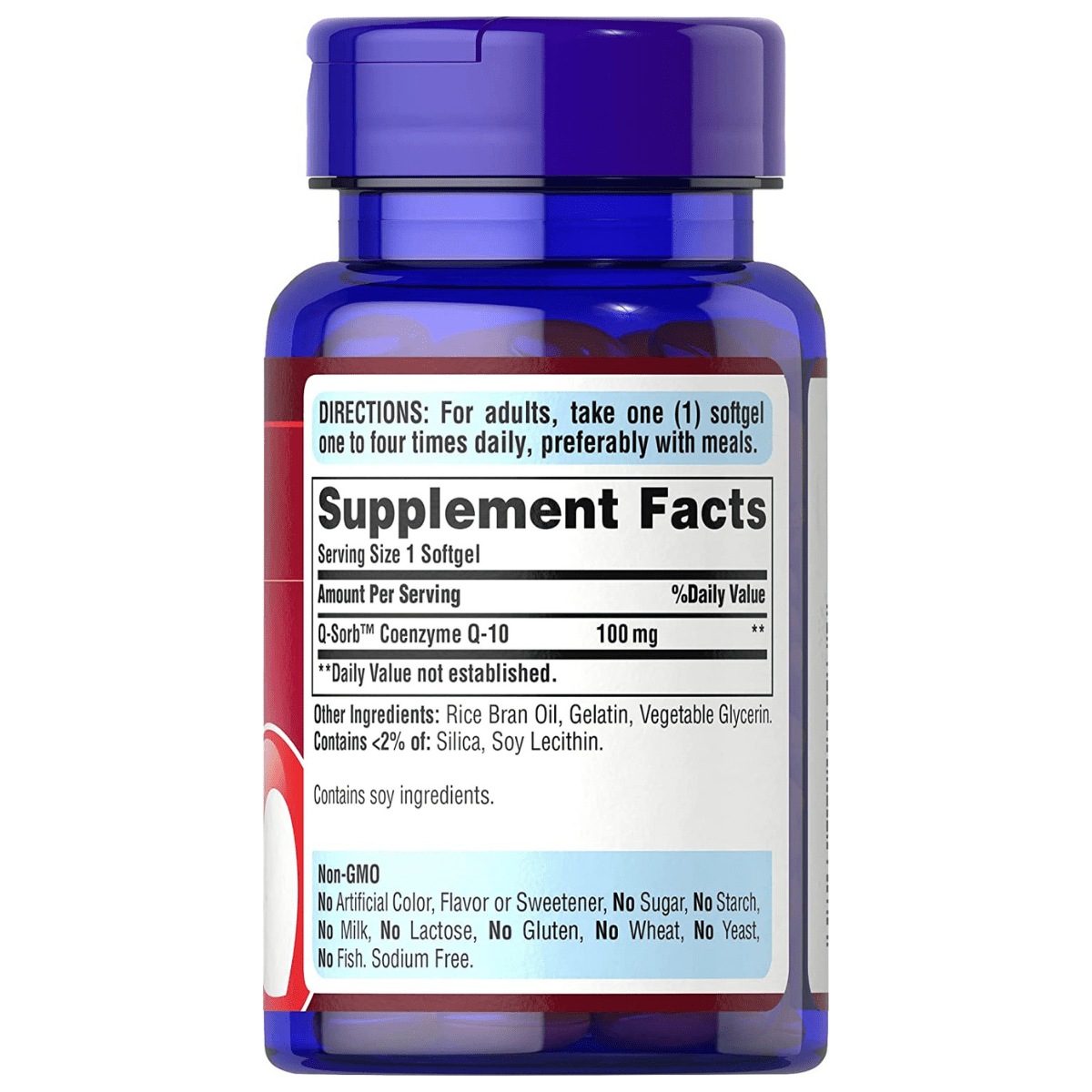 Puritans Pride CoQ10 - 100 mg - Haz Tu Pedido
