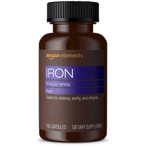 Amazon Elements Iron 18 mg - 195 Cápsulas - Haz Tu Pedido