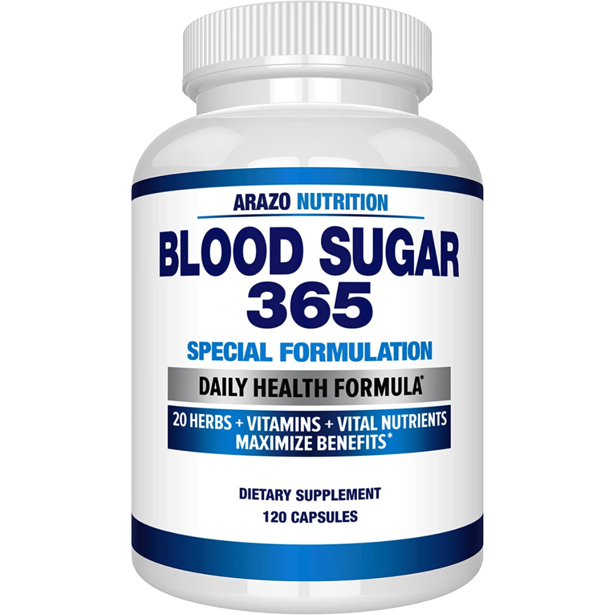Arazo Nutrition Blood Sugar 365 - 120 Cápsulas - Haz Tu Pedido