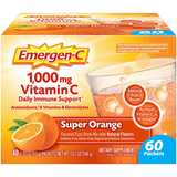 Emergen-C Vitamin C 1000 mg - Naranja - 60 Paquetes - Haz Tu Pedido