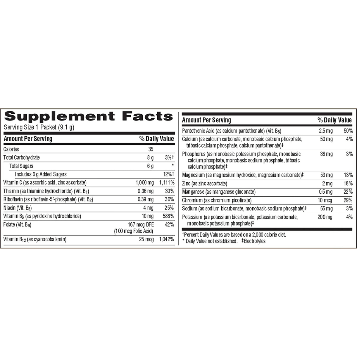 Emergen-C Vitamin C 1000 mg - Naranja - 60 Paquetes - Haz Tu Pedido