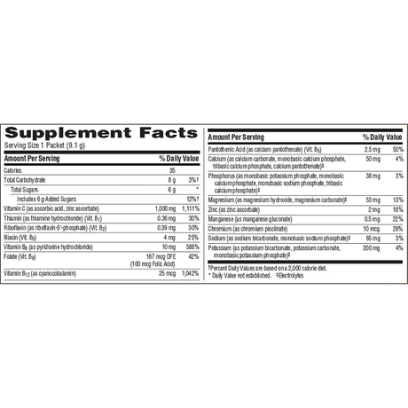 Emergen-C Vitamin C 1000 mg - Naranja - 60 Paquetes - Haz Tu Pedido