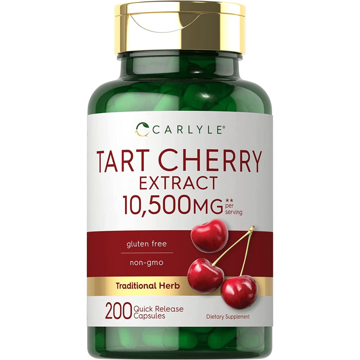 Extracto de Cereza Ácida- 200 Cápsulas de Liberación Rápida - Haz Tu Pedido