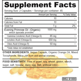 Deva Nutrition Evening Primrose Oil - 90 Cápsulas Veganas - Haz Tu Pedido