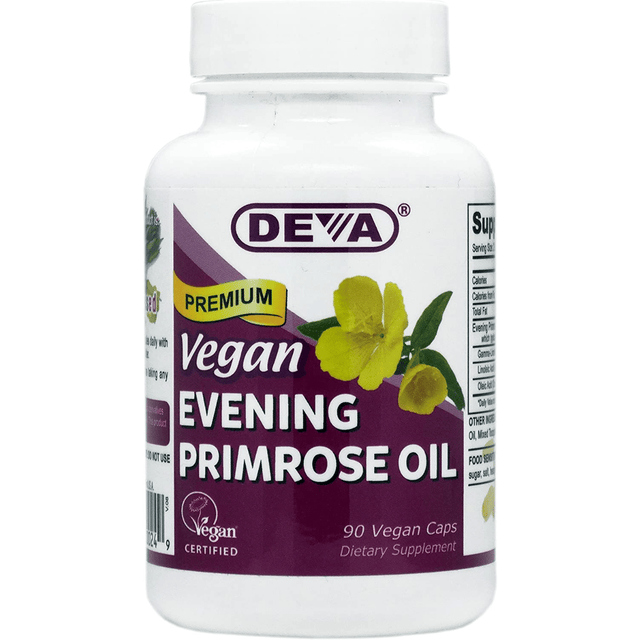 Deva Nutrition Evening Primrose Oil - 90 Cápsulas Veganas - Haz Tu Pedido