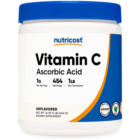 Nutricost Vitamina C - Sin Sabor - Haz Tu Pedido