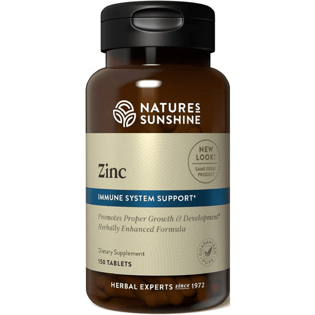 Nature's Sunshine Zinc - 150 Tabletas - Haz Tu Pedido