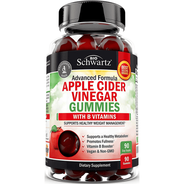 BioSchwartz Apple Cider Vinegar - 90 Gomitas - Haz Tu Pedido