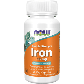 NOW Foods Iron 36 mg - 90 Cápsulas Veganas - Haz Tu Pedido