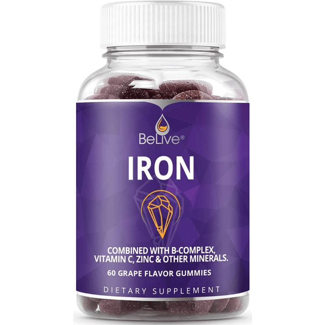 BeLive Iron - Uva - 60 Gomitas - Haz Tu Pedido