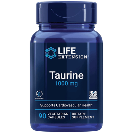 Life Extension Taurine 1000 mg - 90 Cápsulas Vegetarianas - Haz Tu Pedido