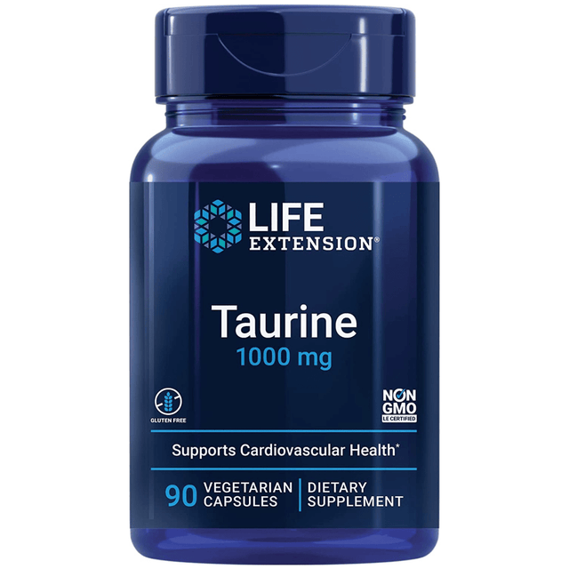 Life Extension Taurine 1000 mg - 90 Cápsulas Vegetarianas - Haz Tu Pedido
