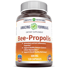 Amazing Nutrition Bee Propolis  600 mg - 120 Cápsulas - Haz Tu Pedido