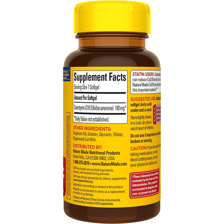 Nature Made CoQ10 - 100 mg - Haz Tu Pedido