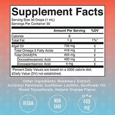 MaryRuth Organics Omega 3 Liquid Vegan - Naranja - 30 ml - Haz Tu Pedido